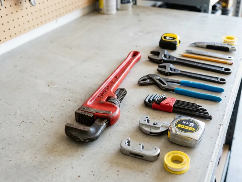 Professional plumbers in Cogswell, ND equipped with top-tier tools for residential and commercial plumbing services.